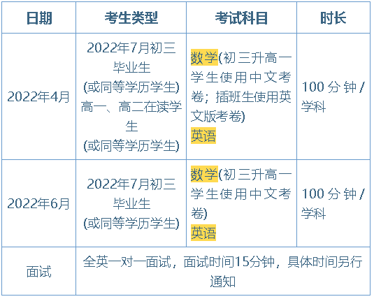2022年華附AP招生簡章正式發(fā)布！共招生145人！